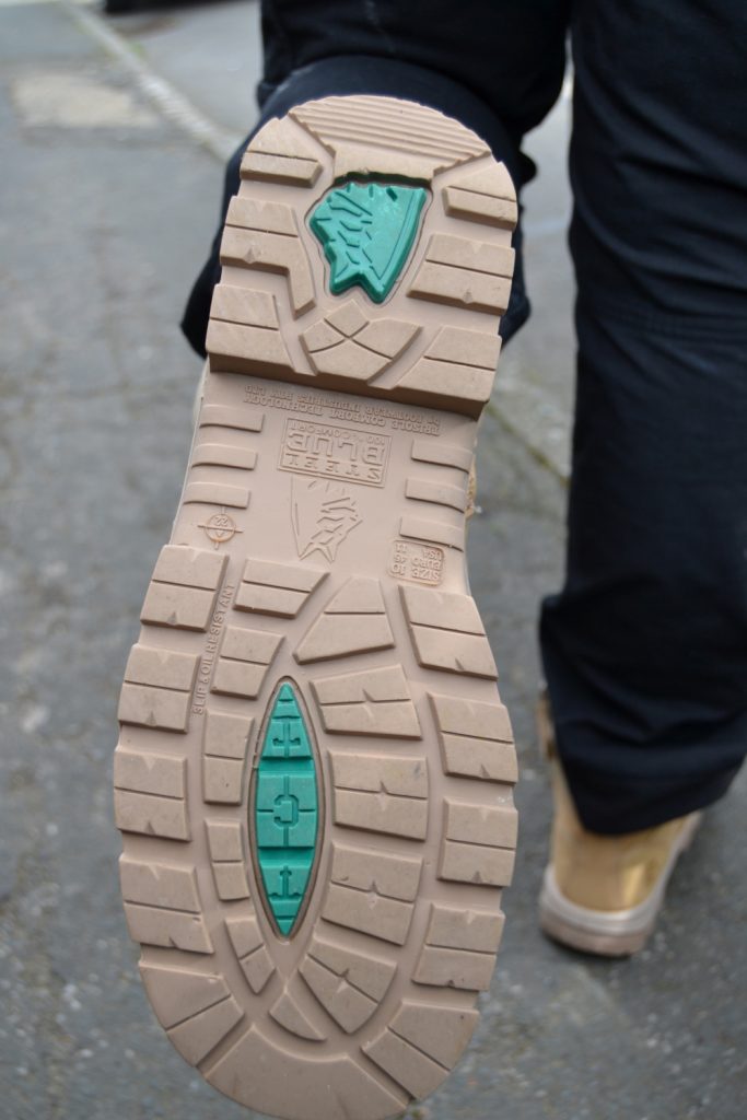 Image showing the bottom of a Steel Blue boot