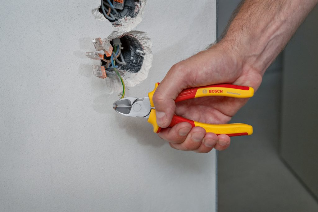 Bosch VDE hand tool used on wires