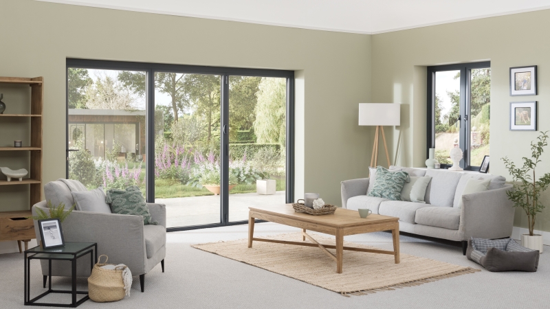 View of room with Origin glass doors