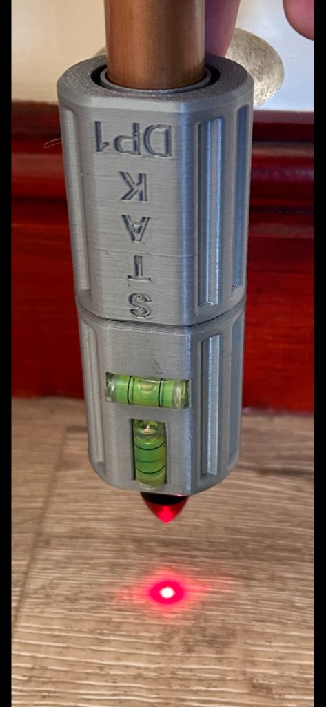 STAK laser marking tool demonstrating its use capability
