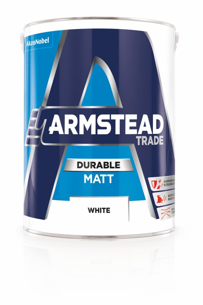 Tin of Armstead Durable Matt paint