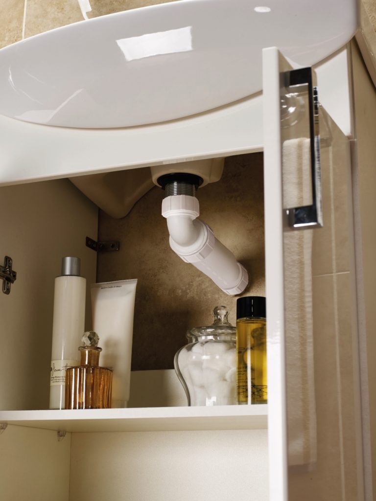 Wavin waterless trap under the sink
