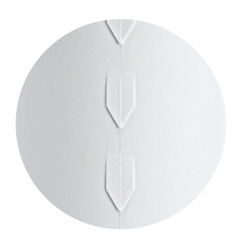 Flow direction symbol on the Wavin waterless trap